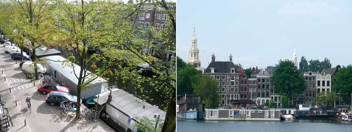アムステルダムのボートハウス